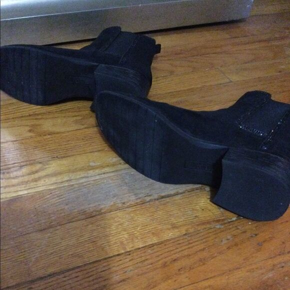 Kenneth Cole reaction 7.5 ankle boots black bling - Picture 10 of 11